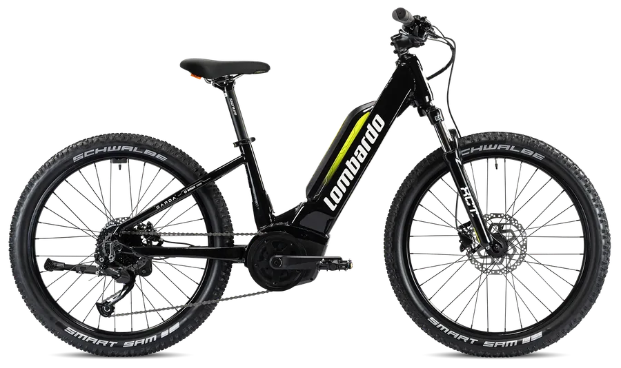 E-bike junior Lombardo Garda 24 Black Lime